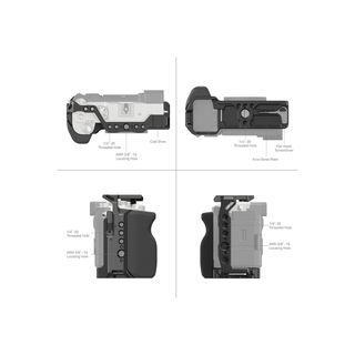 SmallRig Cage with Side Handle for Sony Alpha 7C Camera 3212B