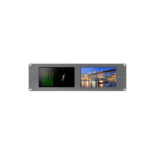 Blackmagic Design SmartScope Duo 4K 2 Rack-Mounted Dual 6G-SDI Monitors (3RU)