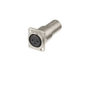 Neutrik XLR female-male feedthrough adapter for panel mount