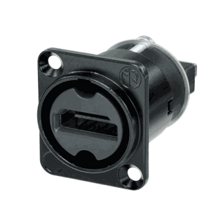 Neutrik HDMI Female/Female D House Panel Mnt Black