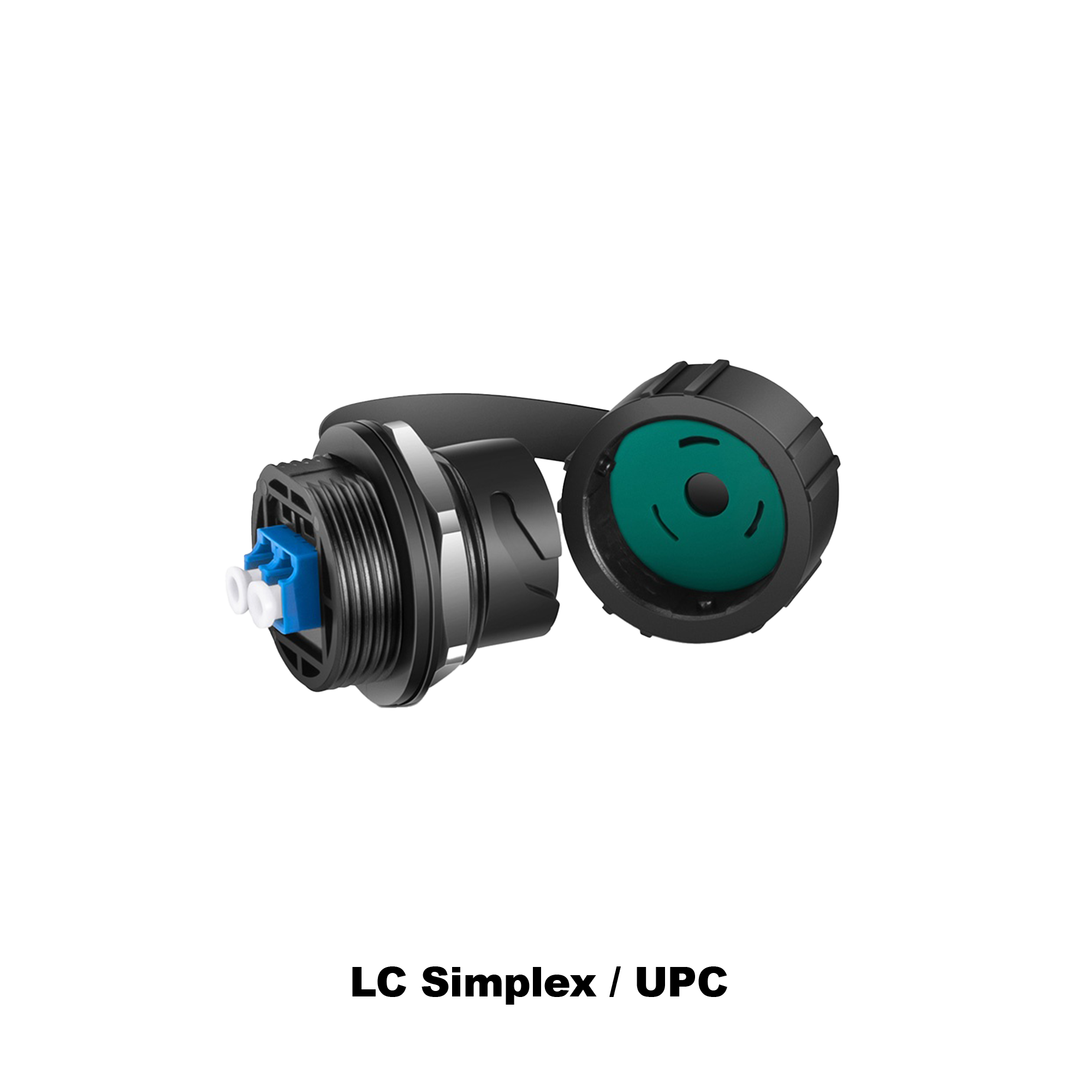 Icily IP67 LC UPC OS2 Single Mode Bulkhead Adapter/Mating Sleeve with