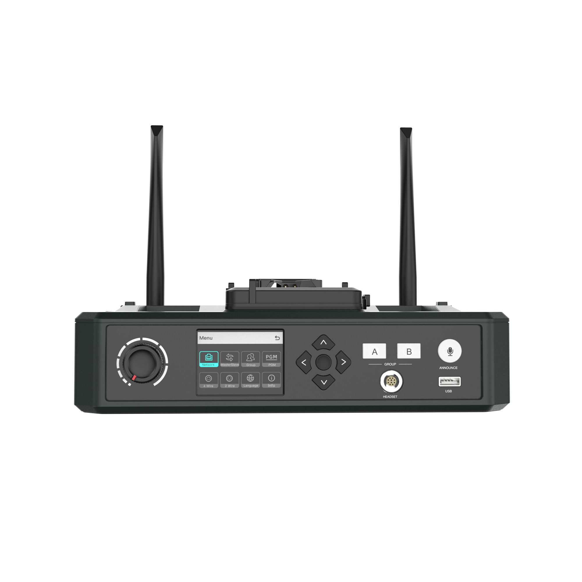 Hollyland Solidcom C1 Pro-Hub4S ENC 5-Person Full-Duplex Wireless Intercom System with Hub (1.9 GHz)