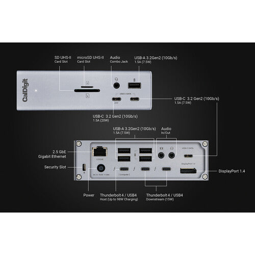 CalDigit TS4 Thunderbolt 4 18-in-1 Hub – Icily Live CalDigit TS4 Thunderbolt 4 18-in-1 Hub – Icily Live