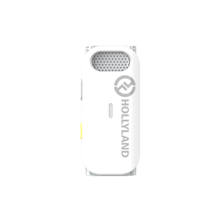Hollyland LARK C1 DUO 2-Person Wireless Microphone System with Lightning Connector for iOS Devices, 2x Transmitters, 1x Receiver (2.4 GHz) White
