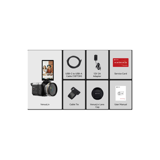 Hollyland VenusLiv 24/7 Livestream Camera (Black)
