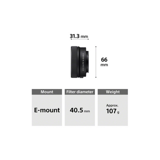 Sony E PZ 16-50mm F3.5-5.6 OSS II Zoom Lens