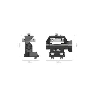 SmallRig Swivel and Tilt Adjustable Monitor Support with 1/4" -20 Screws 2904B