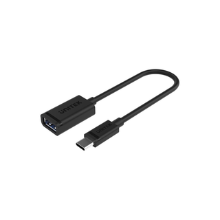 Unitek Y-C476BK 20cm USB3.0 Type-C Male to Type-A Female Extension Cable