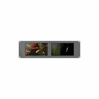 Blackmagic Design SmartScope Duo 4K 2 Rack-Mounted Dual 6G-SDI Monitors (3RU)