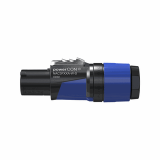 Neutrik NAC3FXXA-W-S Elect PowerCON In/Blue 3x1.55mm (6-12mm)