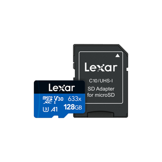 Lexar SD Micro High Speed 633x 128GB + SD Adapter