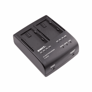 SWIT S-3602D Dual Charger/Adapter for Panasonic VW-VBD58/CGA D54S & D28S Batteries