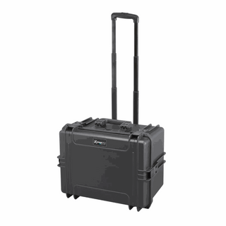 Stage Plus PRO 505H280TR Black Trolley Case, Empty, ID: L500xW350xH280mm