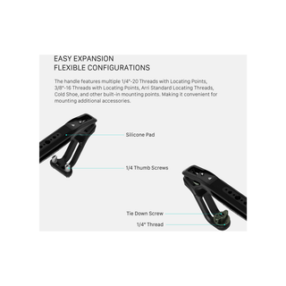 Tilta Xeno Top Handle with NATO Clamp (Black)