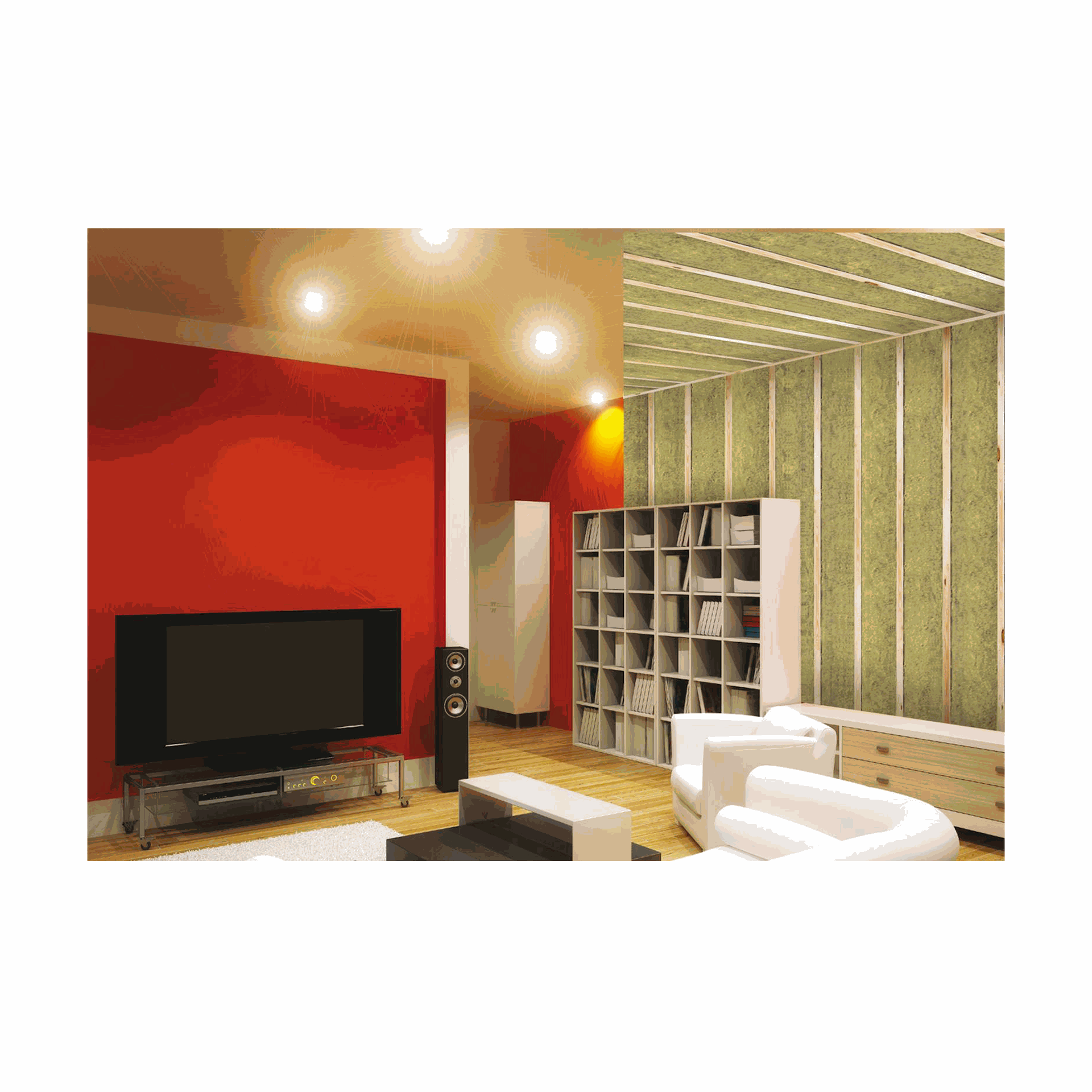 ROCKWOOL Board 60kg/m, 100x600x1200mm
