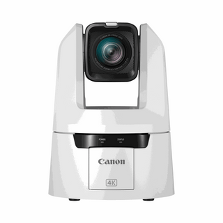 Canon CR-N500 Professional 4K NDI PTZ Camera with 15x Zoom and Auto-Tracking (Titanium White)