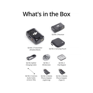 DJI MIC 2 (1 TX + 1 RX)ï¼ˆCEï¼‰