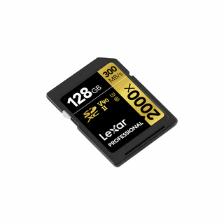 Lexar 128GB Professional 2000x UHS-II SDXC Memory Card