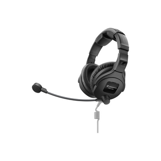 Sennheiser HMD 300 Dual-Ear Over-Ear Broadcast Headset with Dynamic Mic (No Cable)