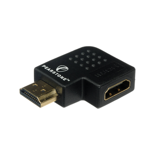 Pearstone HDMI 90-Degree Adapter - Vertical Flat Left Plastic