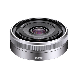 Sony E 16mm f/2.8 Lens (Silver)
