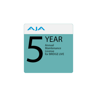 AJA BRIDGE LIVE SW ML 5YR Maintenance License (5-Year Coverage)