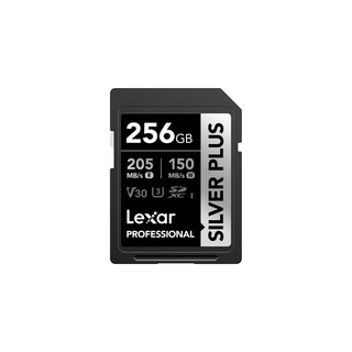 Lexar 256GB Professional SILVER PLUS UHS-I SDXC Memory Card