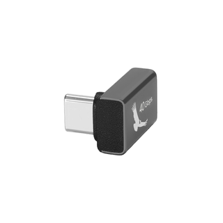 Kondor Blue USB-C 40 Gb/s Elbow Adapter for Power & Data
