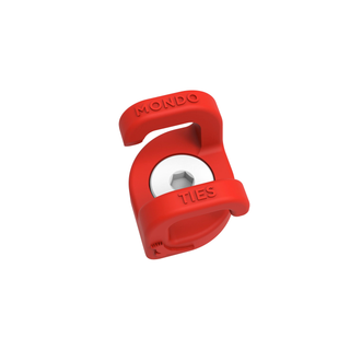 Kondor Blue 3/8" - 16 Mondo Tie Cable Management Clips (5 Pack) Cardinal Red