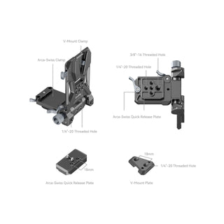 SmallRig Compact V-Mount Battery Mounting System 4064