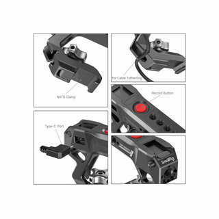 SmallRig NATO Top Handle with Record Start / Stop Remote Trigger 3322