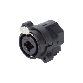 Neutrik XLR  jack 6,3mm, 3-pole , plastic-, Soldering-female connector, gold plated