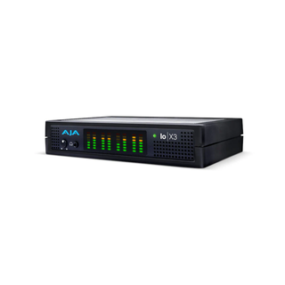 AJA Io X3 2K/HD/SD 3G-SDI and HDMI Video I/O over Thunderbolt 3
