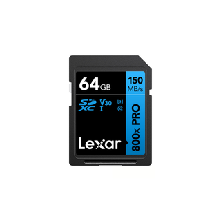 Lexar SD PRO 800X 64GB - V30 SD Card