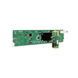 AJA OG-HA5-12G-T openGear HDMI 2.0 to 12G-SDI Conversion, with LC Fiber Transmitter