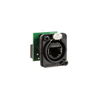 Neutrik NE8FDP - EtherCon Series RJ45 Feedthrough Receptacle (Black)