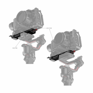 SmallRig mounting plate for DJI RS 2 / RS 3 / RS 3 Pro 3249
