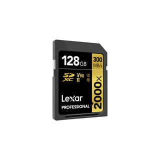 Lexar 128GB Professional 2000x UHS-II SDXC Memory Card