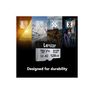 Lexar MicroSD Silver PLUS 128GB UHS I C10, U3