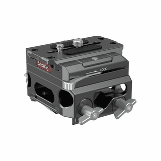 SmallRig Lightweight Bottom Mount Plate with Dual 15mm Rod Support System (Magnesium Alloy) 3067