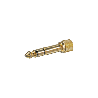 Sennheiser Headphones - 1/4" Jack Adapter 6.3S - 3.5S Stereo Jack screw-on adapter, gold-plated