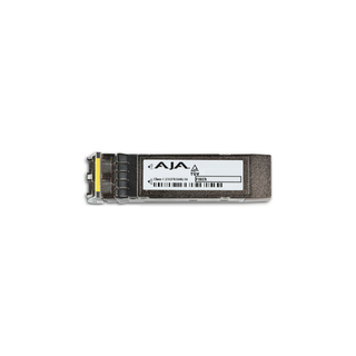 AJA FiberLC-2RX-12G  2-Channel 12G-SDI Single Mode LC Fiber Receiver SFP