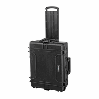Stage Plus PRO 540H245CAMORGTR Black Trolley Case, Padded Dividers & Lid Organizer L538xW405xH245mm