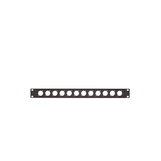 Blanking Panel 1U 12 X D-Sub Chassis Holes