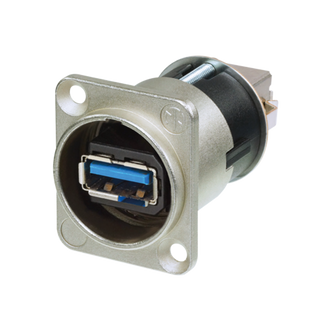 Neutrik USB 3.0 compatible / USB Connectors - Silver