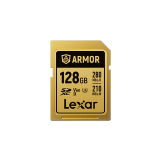 Lexar SD ARMOR Gold 128GB - V60 SD Card