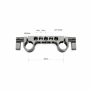 SmallRig Super Lightweight 15mm Rod Clamp (2pcs) 2061