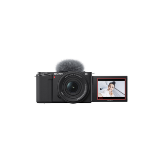Sony Alpha ZV-E10 Mirrorless Camera with 16-50mm2 Power Zoom Lens (Black)