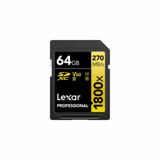 Lexar SD Pro 1800x 64GB Memory Card
