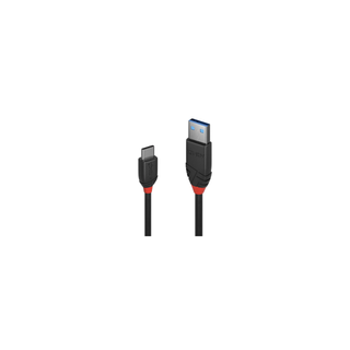 LINDY 1.5M USB3.1 AMCM 3AMP CBL-BLACK LINE (36917)